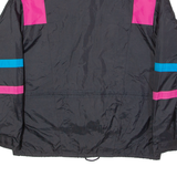 MOTOMOD Mens Motorcycle Jacket Black 90s Striped XL