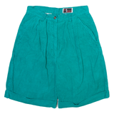 TRAVERSE Womens Corduroy Shorts Blue XS W26