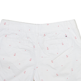 TOMMY HILFIGER Anchor Womens Casual Shorts White Spotted M W30