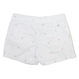 TOMMY HILFIGER Anchor Womens Casual Shorts White Spotted M W30