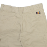 DICKIES Mens Cargo Shorts Beige M W32