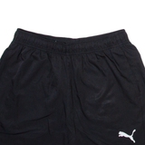 PUMA Mens Sports Shorts Black Relaxed L W28