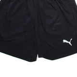 PUMA Mens Sports Shorts Black Relaxed L W28
