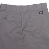 DICKIES Mens Workwear Shorts Grey Relaxed M W34