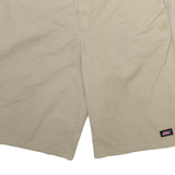 DICKIES Mens Workwear Shorts Beige Relaxed XL W38