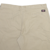 DICKIES Mens Workwear Shorts Beige Relaxed XL W38