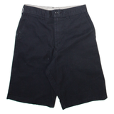 DICKIES Mens Workwear Shorts Black Slim XS W26