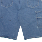 DICKIES Mens Denim Shorts Blue M W34