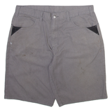 DICKIES Mens Workwear Shorts Grey L W36