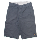 DICKIES Mens Workwear Shorts Grey Slim S W28