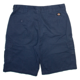 DICKIES Mens Cargo Shorts Blue W38