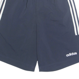 ADIDAS Mesh Lined SPORTS Mens Swimming Shorts Blue S W27