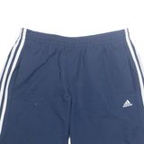 ADIDAS Essentials Mesh Lined SPORTS Mens Swimming Shorts Blue L W30