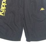 KAPPA Mesh Lined SPORTS Mens Swimming Shorts Black L W28