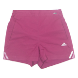 ADIDAS Climalite Womens Sports Shorts Pink UK 10 W26