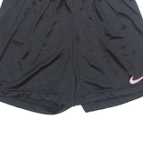 NIKE Womens Sports Shorts Black UK 8 W25