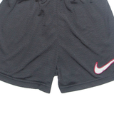 NIKE Womens Sports Shorts Black UK 8 W25