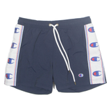 CHAMPION Mesh Lined SPORTS Mens Swimming Shorts Blue S W28