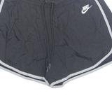 NIKE Mesh Lined Womens Sports Shorts Black M W26