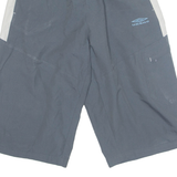 UMBRO Mesh Lined Mens Swimming Shorts Grey M W26