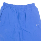 NIKE Mesh Lined Sports Mens Swimming Shorts Blue L W30