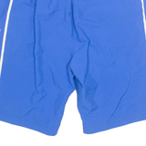 NIKE Mesh Lined Sports Mens Swimming Shorts Blue L W30