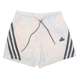 ADIDAS Mesh Lined Sports Mens Swimming Shorts Pink Crazy Pattern M W30