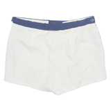 FRED PERRY Womens Sports Shorts Cream 90s M W32