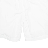 NIKE Womens Sports Shorts White UK 18 W32