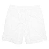 NIKE Womens Sports Shorts White UK 18 W32