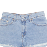 LEVI'S Cut Off Womens Denim Shorts Blue 90s S W27