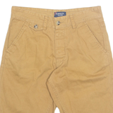 KANGOL Mens Chino Shorts Brown XS W28