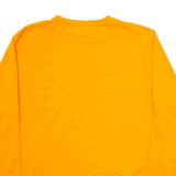 DICKIES Mens T-Shirt Orange Long Sleeve XL