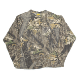 SASKWATCH Mossy Oak Mens T-Shirt Green Long Sleeve 2XL