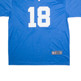 NFL Mens Football Shirt Jersey Blue USA V-Neck Nylon 2XL