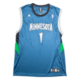 ADIDAS Minnesota Mens Vest Blue Sleeveless USA Nylon XL