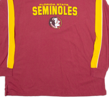 LEE Seminoles Mens T-Shirt Red Long Sleeve USA XL