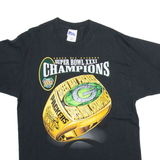 PRO PLAYER Superbowl Champions Mens T-Shirt Black USA L