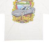 ALSTYLE Lake Tahoe Corvette Club Mens T-Shirt Cream USA XL