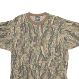 SMOKEY BRANCH Mens T-Shirt Green M