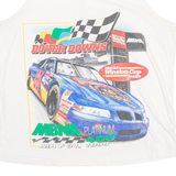 COMPETITORS VIEW Dover Downs Mens Vest White Sleeveless USA L