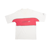 Racing Mens T-Shirt Beige USA M