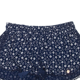 SUPERDRY Womens Casual Shorts Blue Geometric S W28