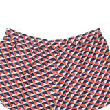 GAP Womens Casual Shorts Red Geometric UK 18 W36