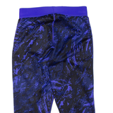ADIDAS Tech Fit Womens Sports Shorts Blue Slim Crazy Pattern UK 8 W22