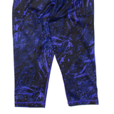 ADIDAS Tech Fit Womens Sports Shorts Blue Slim Crazy Pattern UK 8 W22