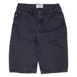 FAT FACE Womens Denim Shorts Grey UK 8 W24