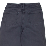 FAT FACE Womens Denim Shorts Grey UK 8 W24