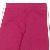 ADIDAS Womens Sports Shorts Pink Slim XS W22