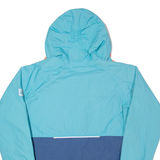 JACK WOLFSKIN Boys Rain Jacket Blue Hooded XL